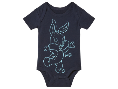Боді (звич.) з коротким рукавом для хлопчика Disney 468575 062-68 см (2-6 months) темно-синій  87564