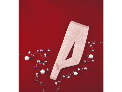 Лосини (звич.) з різдвяним принтом для дівчинки Pepperts 424459 158-164 см (12-14 years) рожевий  89661