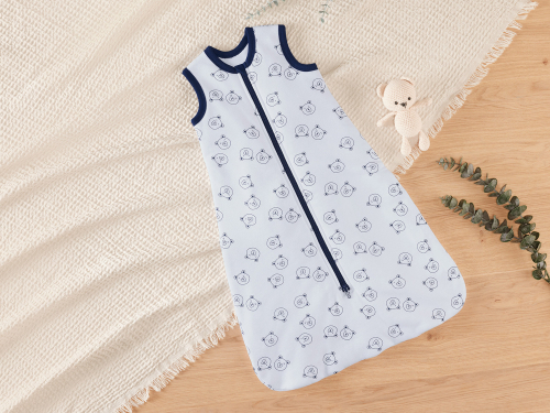 Спальний мішок 092 см (18-24 months)   бавовняний утеплений для дівчинки Lupilu 435186 білий 87590