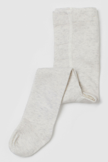 Колготки 074-80 см (6-12 months)   бавовняні для дівчинки H&M 0493103050 бежевий 62110