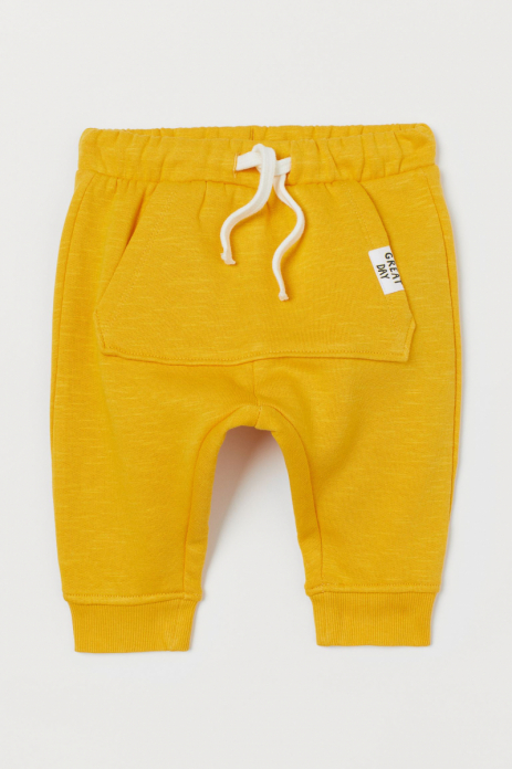 Спортивні штани  для хлопчика H&amp;M 0841544008 092 см (18-24 months) жовтий 63996
