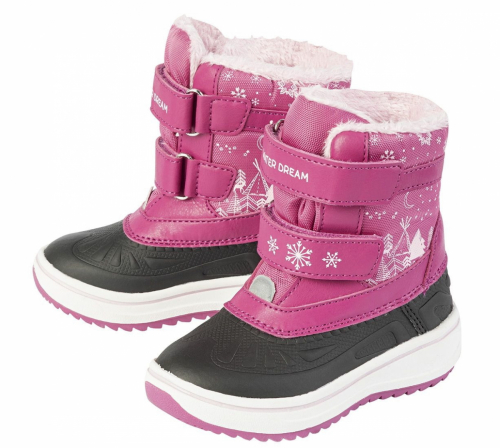 Чоботи  для дівчинки Lupilu 315623 розмір взуття 25 малиновий (темно-рожевий) 66584