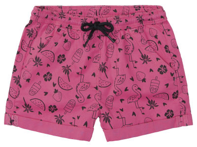 Шорти    котонові з кишенями для дівчинки Lupilu 408419 122-128 см (6-8 years) рожевий 79642