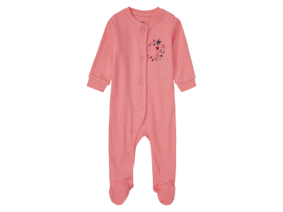Чоловічок в рубчик для дівчинки Lupilu 389332 086 см (12-18 months) рожевий  90192