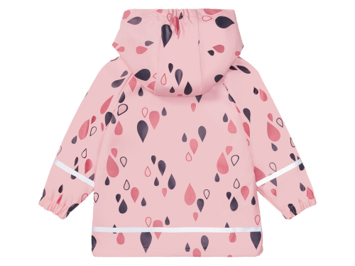 Куртка-дощовик 122-128 см (6-8 years)   на флісовій підкладці для дівчинки Lupilu 356921 рожевий 72803