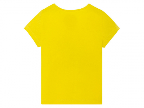Футболка бавовняна для дівчинки Lupilu 349609 086-92 см (12-24 months) жовтий 67211