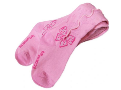 Колготки ажурні для дівчинки Be Snazzy RA-019-1 080-86 см (9-18 months) рожевий  78411
