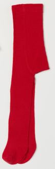 Колготки 062-68 см (2-6 months)   бавовняні для дівчинки H&M 0493103049 червоний 91347