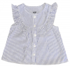 Блузка    бавовняна для дівчинки H&M 0574282001 074 см (6-9 months) блакитний 44800