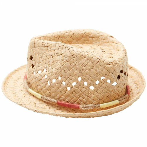 Шляпа з паперової соломки для дівчинки Kiabi WE275 обхват 53-54 (134-140 см) бежевий 67521