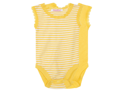 Боді 062-68 см (2-6 months)   ажурні набір 2 шт. для дівчинки Lupilu 370944 жовтий 86821
