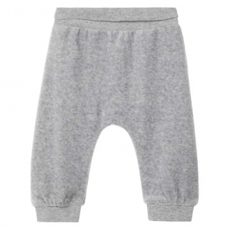 Спортивні штани велюрові для хлопчика Name It 88216512 062 см (2-3 months) сірий  89603