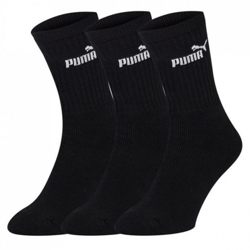 Шкарпетки 3 пари махра для чоловіка Puma 883296 01 розмір взуття 39-42 чорний 73330