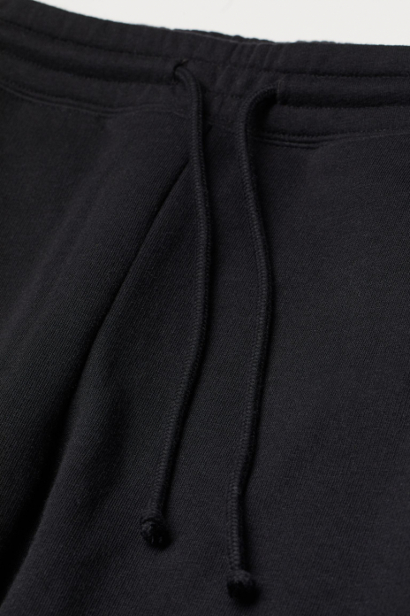 Спортивні штани з начосом для жінки H&amp;M 0547780-001 32 / XXS чорний  80291
