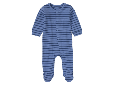 Чоловічок в рубчик для хлопчика Lupilu 428454 068 см (3-6 months) синій  90235