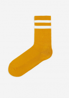 Шкарпетки    махра з широкою резинкою для чоловіка H&M 0647207-054 розмір взуття 40-42 жовтий 80811