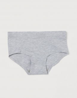 Трусики 134-140 см (8-10 years)   хіпстери для дівчинки H&M 0669999-008 сірий 43746