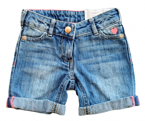 Шорти 092 см (18-24 months)   джинсові для дівчинки C&amp;A 2089852 синій 67908