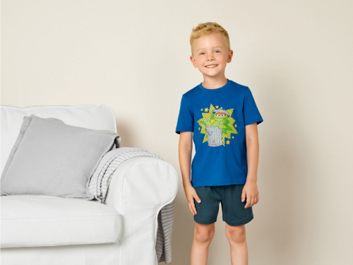 Костюм 110-116 см (4-6 years)   (футболка і шорти) для хлопчика Lupilu 318217 синій 65295
