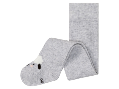 Колготки 062-68 см (2-6 months)   махрові для дівчинки Lupilu 381776 сірий 90350