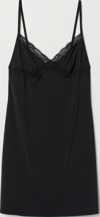 Нічна сорочка  для жінки H&amp;M 0720202  42 / XL чорний 63410