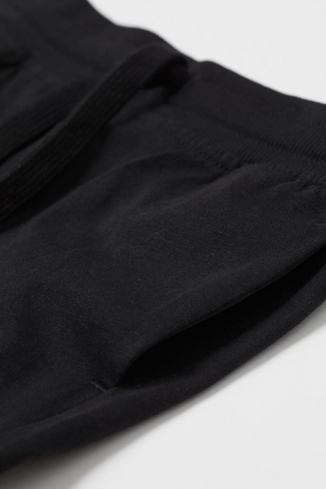 Спортивні штани 134 см (8-9 years)  Джоггеры бавовняні трикотажні для хлопчика H&amp;M 0738873-019 чорний 79845