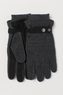 Перчатки 9.5,L,XL   на флісовій підкладці для чоловіка H&M 0742739-002 Різнобарвний 85858