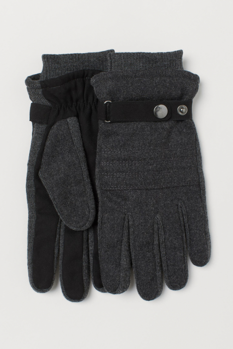 Перчатки 9.5,L,XL   на флісовій підкладці для чоловіка H&amp;M 0742739-002 Різнобарвний 85858