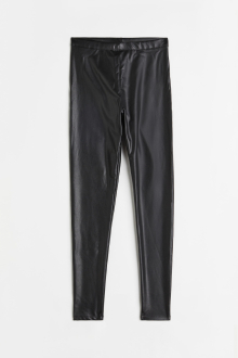 Легінси зі штучної шкіри для жінки H&M 0992042-001 40 / L чорний  85489
