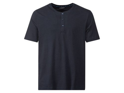 Піжама (футболка і шорти) для чоловіка Livergy 380052 36 / S темно-синій  77911