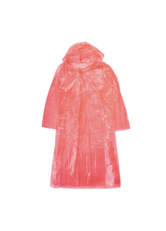 Плащ-дощовик One Size   пончо для жінки Lidl 408649 червоний 83574