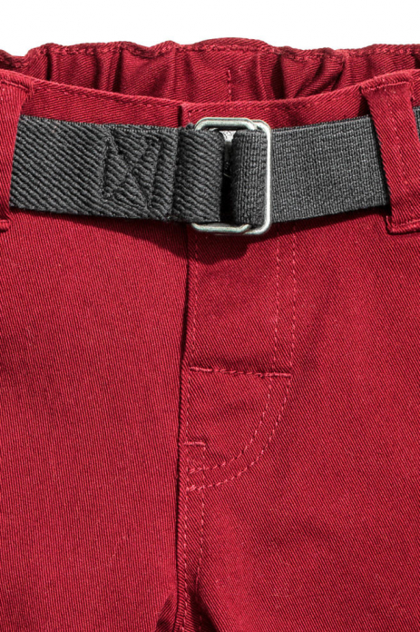 Штани  для хлопчика H&amp;M BDO56901 086 см (12-18 months) червоний 56901