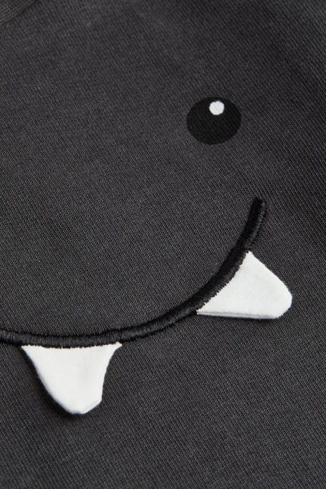 Костюм (світшот і штани) для хлопчика H&amp;M 1124377-001 092 см (18-24 months) графітовий  80058