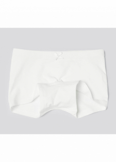Трусики 134-140 см (8-10 years)   -боксери однотонні для дівчинки H&M 0688916-117 молочний 75976