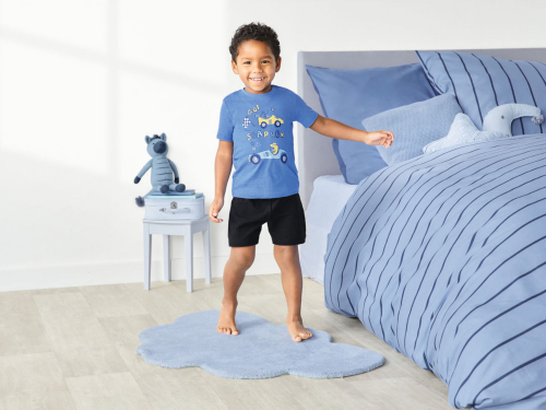 Піжама (футболка і шорти) для хлопчика Lupilu 372795-н 086-92 см (12-24 months) синій  81581