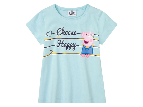 Футболка (звич.) набір 2 шт. бавовняні для дівчинки Peppa Pig 381966-2 098-104 см (2-4 years) Різнобарвний  90161