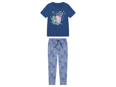 Піжама 098-104 см (2-4 years)   (футболка і штани) для хлопчика Peppa Pig 417651 синій 89560