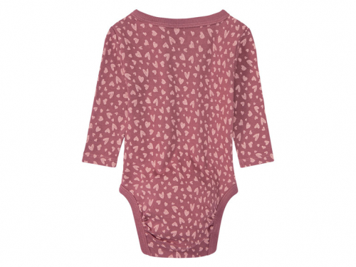 Боді 062-68 см (2-6 months)   бавовняна набір 2 шт. для дівчинки Lupilu 381781 рожевий 90493