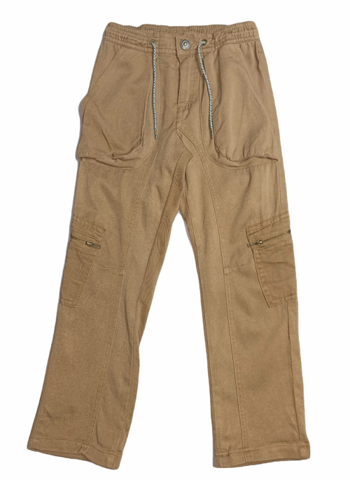 Штани    з кишенями для хлопчика Kiabi VZ689 104-110 см (3-5 years) коричневий 67896