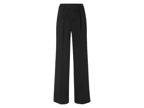 Штани 40,M Regular Fit  широкі зі складками для жінки Esmara 477614 чорний 89272