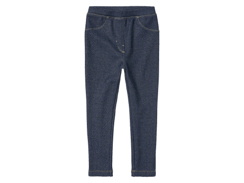 Джегінси 098-104 см (2-4 years)  Skinny на флісі для дівчинки Lupilu 426682 темно-синій 88310