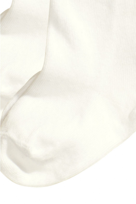 Колготки (пусто)   бавовняні для дівчинки H&amp;M 0147273001 062-68 см (2-6 months) білий 61159