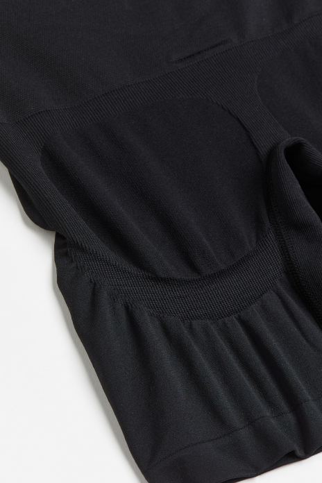 Шорти стягувальні S   безшовні для жінки H&amp;M 1178251-001 чорний 87366