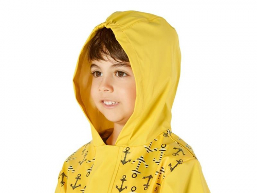Куртка-дощовик водовідштовхувальна та вітрозахисна для хлопчика Lupilu 318373 110-116 см (4-6 years) жовтий 74043