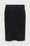 Спідниця джинсова для жінки H&M 0779250-006 40 / L (EU) чорний  80659