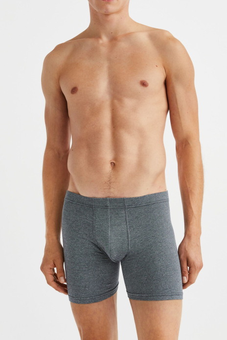 Труси -боксери однотонні для чоловіка H&amp;M 1031856-003 38 / M сірий  85902