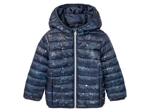 Куртка демісезонна з капюшоном для дівчинки Lupilu 378050 092 см (18-24 months) темно-синій  82773