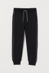 Спортивні штани   Джоггеры з начосом для хлопчика H&M 0754598-005 098 см (2-3 years) чорний 79838