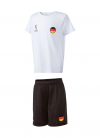 Футбольна форма з швидковисихаючої тканини для хлопчика Lidl 421083 110-116 см (4-6 years) чорно-білий  75554