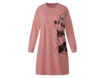 Нічна сорочка з довгими рукавами для жінки Disney 434486 34 / XS рожевий  87381